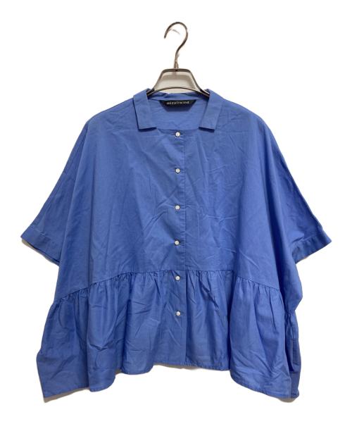 mizuiro-ind（ミズイロインド）mizuiro-ind (ミズイロインド) 切替シャツ ブルー サイズ:-の古着・服飾アイテム