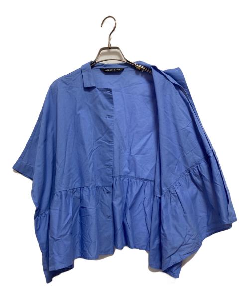 mizuiro-ind（ミズイロインド）mizuiro-ind (ミズイロインド) 切替シャツ ブルー サイズ:-の古着・服飾アイテム