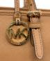 中古・古着 MICHAEL KORS (マイケル・コース) JET SET ITEM ラージトップジップトート ベージュ：6000円