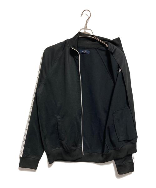 FRED PERRY（フレッドペリー）FRED PERRY (フレッドペリー) Taped Track Jacket ブラック サイズ:Lの古着・服飾アイテム