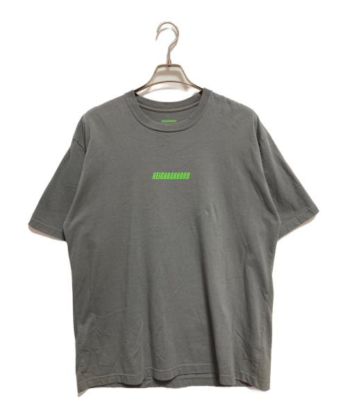 NEIGHBORHOOD（ネイバーフッド）NEIGHBORHOOD (ネイバーフッド) プリントTシャツ グレー サイズ:Lの古着・服飾アイテム