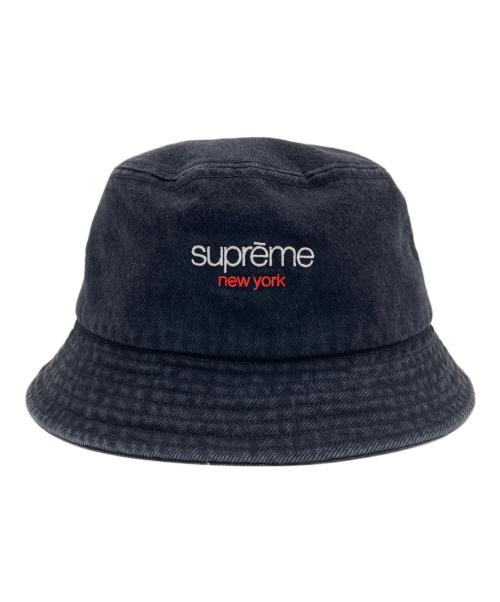 SUPREME（シュプリーム）Supreme (シュプリーム) Denim Crusher バケットハット ブラック サイズ:MEDIUM/LARGEの古着・服飾アイテム