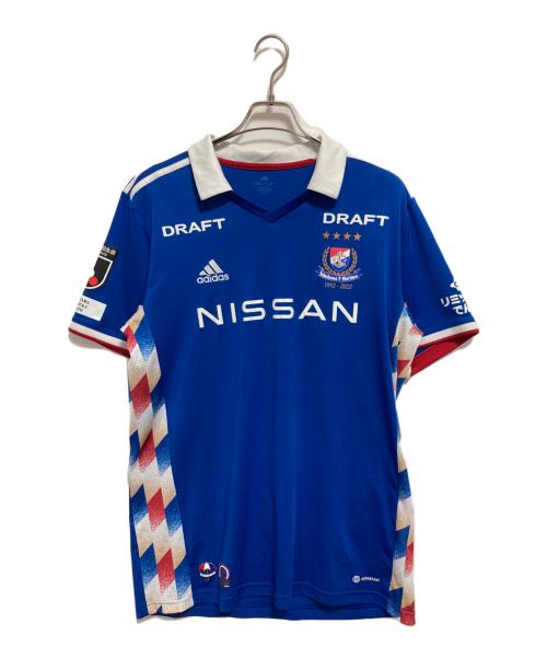 adidas（アディダス）adidas (アディダス) ゲームシャツ ブルー サイズ:3XLの古着・服飾アイテム