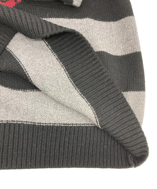 COACH（コーチ）COACH (コーチ) DC SUPERMAN オーバーサイズド セーター ブラック×グレー サイズ:Sの古着・服飾アイテム