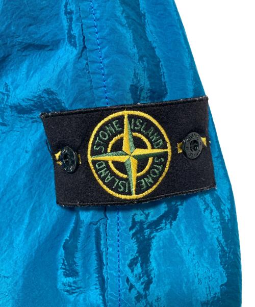 STONE ISLAND（ストーンアイランド）STONE ISLAND (ストーンアイランド) ナイロンフーデッドジャケット ブルー サイズ:Mの古着・服飾アイテム
