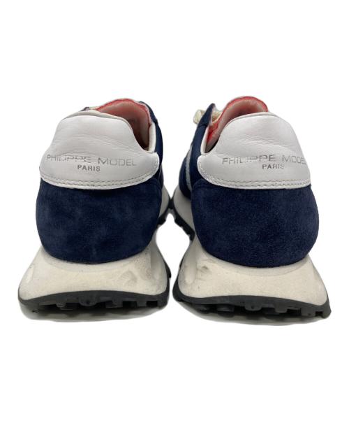 PHILIPPE MODEL（フィリップ モデル）PHILIPPE MODEL (フィリップ モデル) ローカットスニーカー ネイビー サイズ:40の古着・服飾アイテム