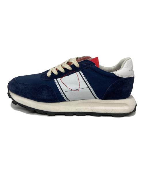 PHILIPPE MODEL（フィリップ モデル）PHILIPPE MODEL (フィリップ モデル) ローカットスニーカー ネイビー サイズ:40の古着・服飾アイテム