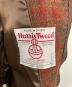 中古・古着 Harris Tweed (ハリスツイード) pantanal ウールフィッシングジャケット ブラウン×レッド サイズ:L：13000円