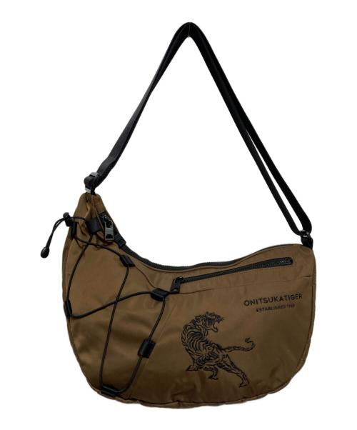 Onitsuka Tiger（オニツカタイガー）Onitsuka Tiger (オニツカタイガー) メッセンジャーバッグ ブラウンの古着・服飾アイテム