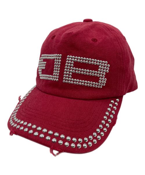 BEEDEN（ビーデン）BEEDEN (ビーデン) BD STUDS DAMAGE CAP レッド サイズ:FREEの古着・服飾アイテム