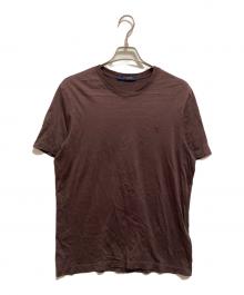 LOUIS VUITTON（ルイ ヴィトン）の古着「ロゴ刺繍Tシャツ」｜ブラウン
