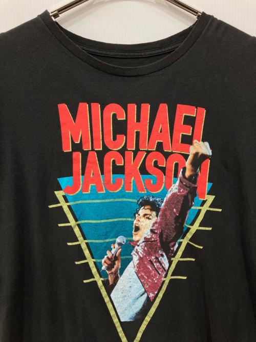 Michael Jackson（マイケルジャクソン）michael jackson (マイケルジャクソン) プリントTシャツ ブラック サイズ:2XLの古着・服飾アイテム