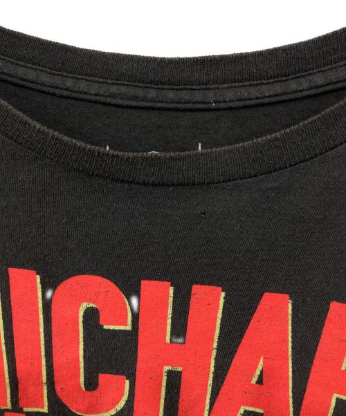 Michael Jackson（マイケルジャクソン）michael jackson (マイケルジャクソン) プリントTシャツ ブラック サイズ:2XLの古着・服飾アイテム
