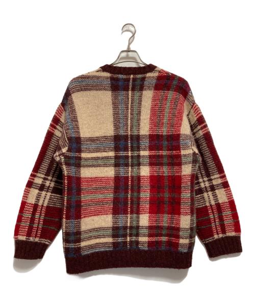 WOOLRICH（ウールリッチ）WOOLRICH (ウールリッチ) 90’S総柄ニット レッド サイズ:Mの古着・服飾アイテム