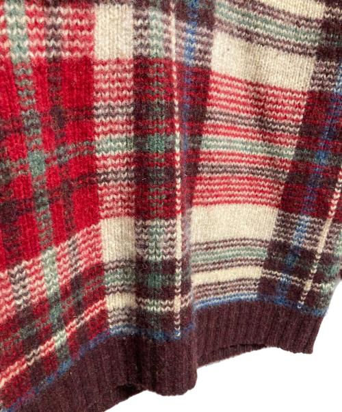 WOOLRICH（ウールリッチ）WOOLRICH (ウールリッチ) 90’S総柄ニット レッド サイズ:Mの古着・服飾アイテム