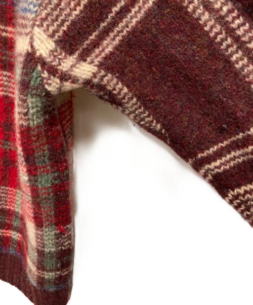 WOOLRICH（ウールリッチ）WOOLRICH (ウールリッチ) 90’S総柄ニット レッド サイズ:Mの古着・服飾アイテム