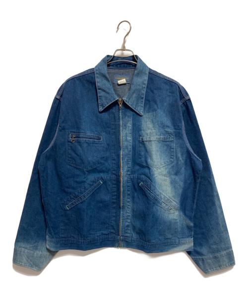OSH KOSH B'gosh（オシュコシュ ビゴッシュ）OSH KOSH B'gosh (オシュコシュ ビゴッシュ) 70’Sデニムジップジャケット インディゴ サイズ:SIZE 48（手書き）の古着・服飾アイテム
