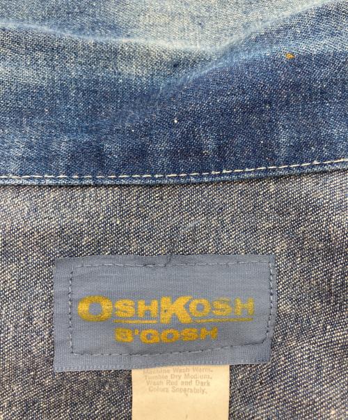 OSH KOSH B'gosh（オシュコシュ ビゴッシュ）OSH KOSH B'gosh (オシュコシュ ビゴッシュ) 70’Sデニムジップジャケット インディゴ サイズ:SIZE 48（手書き）の古着・服飾アイテム