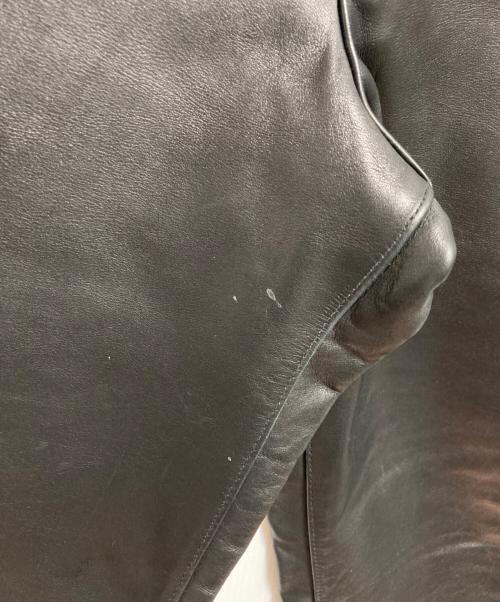 LEE（リー）LEE (リー) レザーパンツ ブラック サイズ:34の古着・服飾アイテム