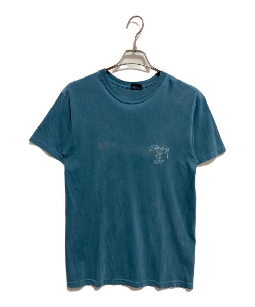 stussy（ステューシー）stussy (ステューシー) トランペットマンプリントTシャツ グリーン サイズ:Sの古着・服飾アイテム