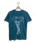 stussy (ステューシー) トランペットマンプリントTシャツ グリーン サイズ:S：5000円