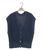 Nobleノーブル）の古着「Newペーパーヤーンベスト」｜ネイビー