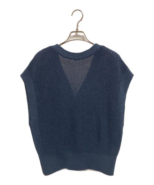 Noble（ノーブル）Noble (ノーブル) Newペーパーヤーンベスト ネイビー サイズ:なしの古着・服飾アイテム