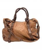 gentenゲンテン）の古着「2WAYレザーボストンバッグ」｜ブラウン