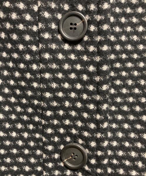 PRADA（プラダ）PRADA (プラダ) ツイードコート ブラック×ホワイト サイズ:40の古着・服飾アイテム