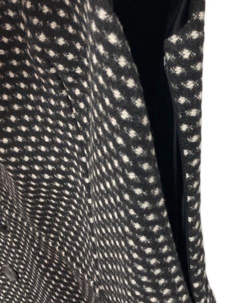 PRADA（プラダ）PRADA (プラダ) ツイードワンピース ブラック×ホワイト サイズ:40Sの古着・服飾アイテム