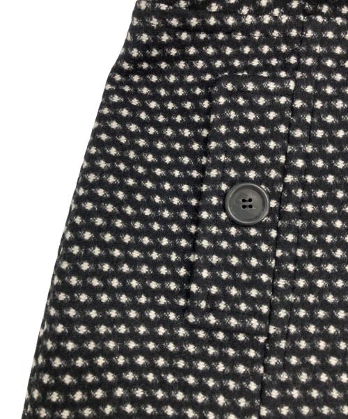 PRADA（プラダ）PRADA (プラダ) ツイードワンピース ブラック×ホワイト サイズ:40Sの古着・服飾アイテム