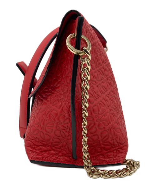 LOEWE（ロエベ）LOEWE (ロエベ) アベニュー ショルダーバッグ レッドの古着・服飾アイテム