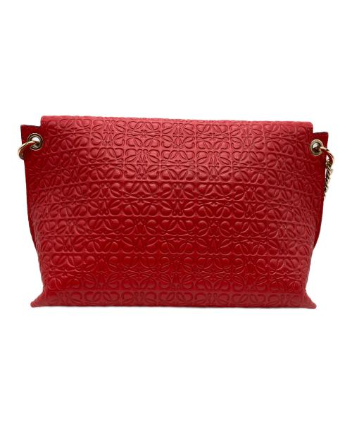 LOEWE（ロエベ）LOEWE (ロエベ) アベニュー ショルダーバッグ レッドの古着・服飾アイテム