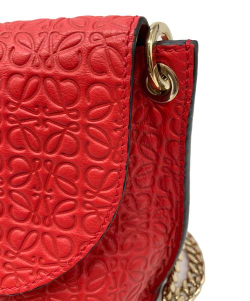 LOEWE（ロエベ）LOEWE (ロエベ) アベニュー ショルダーバッグ レッドの古着・服飾アイテム
