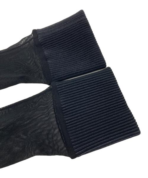 hatra（ハトラ）hatra (ハトラ) Time Lapse Knit Top ブルー×ブラック サイズ:1の古着・服飾アイテム