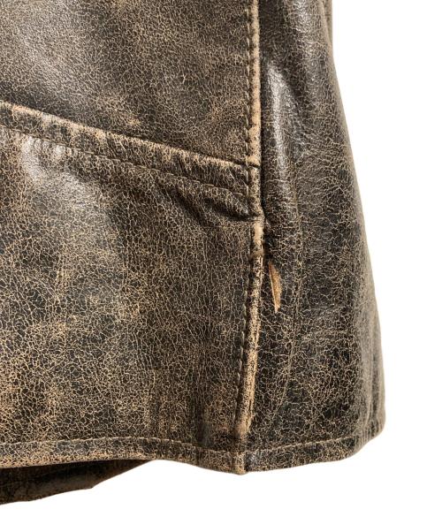 Liugoo Leathers（リューグーレザーズ）Liugoo Leathers (リューグーレザーズ) ライダースジャケット ブラック サイズ:Lの古着・服飾アイテム