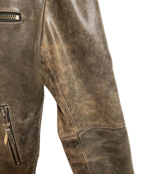 Liugoo Leathers（リューグーレザーズ）Liugoo Leathers (リューグーレザーズ) ライダースジャケット ブラック サイズ:Lの古着・服飾アイテム