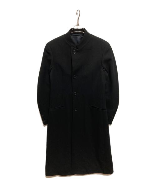 ARMANI COLLEZIONI（アルマーニ コレツィオーニ）ARMANI COLLEZIONI (アルマーニ コレツィオーニ) スタンドカラーロングコート ブラック サイズ:46/Rの古着・服飾アイテム