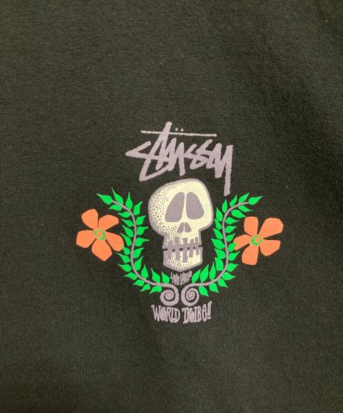 stussy（ステューシー）stussy (ステューシー) Skull Cres Tシャツ ブラック サイズ:Lの古着・服飾アイテム