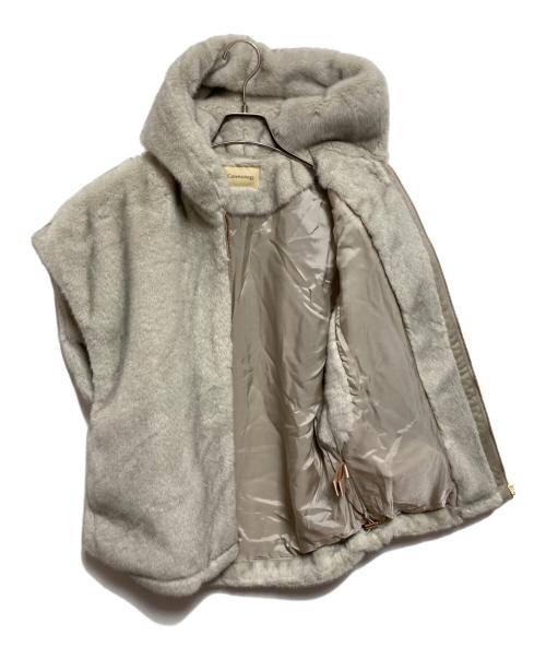 Curensology（カレンソロジー）Curensology (カレンソロジー) ミンクライクファーベスト ベージュ サイズ:FREEの古着・服飾アイテム