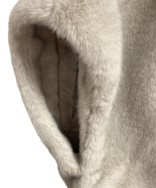 Curensology（カレンソロジー）Curensology (カレンソロジー) ミンクライクファーベスト ベージュ サイズ:FREEの古着・服飾アイテム