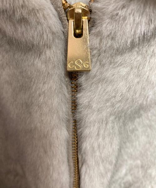 Curensology（カレンソロジー）Curensology (カレンソロジー) ミンクライクファーベスト ベージュ サイズ:FREEの古着・服飾アイテム