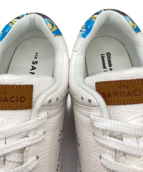 Sangacio（サンガッチョ）sangacio (サンガッチョ) にゅ～ず『バスキア』 スニーカー ホワイト サイズ:27.5㎝の古着・服飾アイテム
