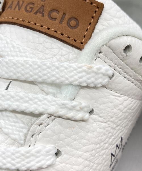 Sangacio（サンガッチョ）sangacio (サンガッチョ) にゅ～ず『バスキア』 スニーカー ホワイト サイズ:27.5㎝の古着・服飾アイテム