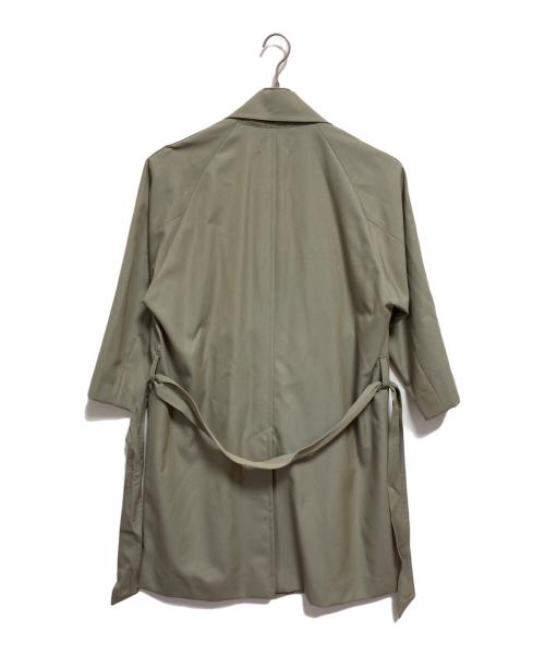 UNITED TOKYO（ユナイテッドトーキョー）UNITED TOKYO (ユナイテッドトーキョー) ハイカウントウールシャンブレーラップコート ベージュ サイズ:1の古着・服飾アイテム