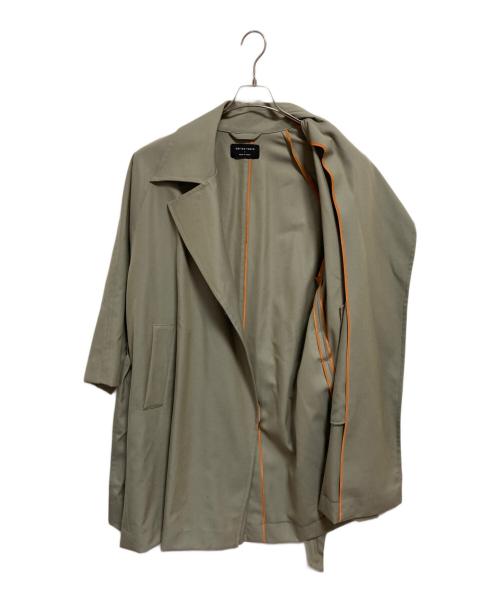 UNITED TOKYO（ユナイテッドトーキョー）UNITED TOKYO (ユナイテッドトーキョー) ハイカウントウールシャンブレーラップコート ベージュ サイズ:1の古着・服飾アイテム