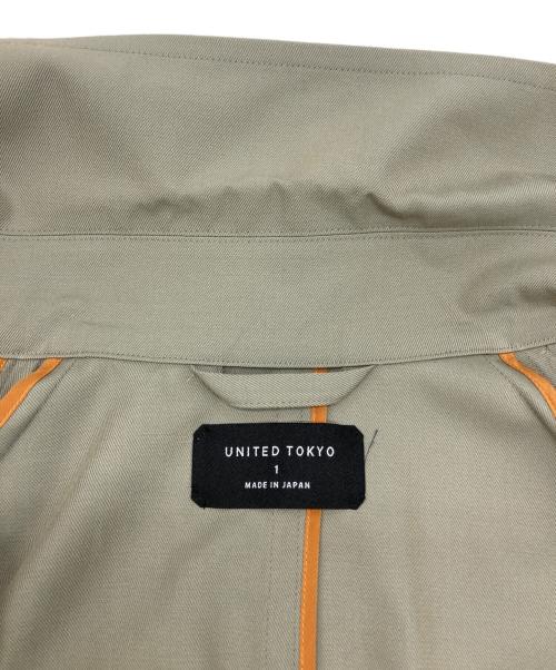 UNITED TOKYO（ユナイテッドトーキョー）UNITED TOKYO (ユナイテッドトーキョー) ハイカウントウールシャンブレーラップコート ベージュ サイズ:1の古着・服飾アイテム