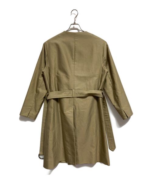 juha（ユハ）juha (ユハ) ノーカラートレンチコート ベージュ サイズ:1の古着・服飾アイテム