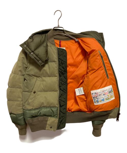 MONCLER（モンクレール）MONCLER (モンクレール) LEOPOLD ダウンジャケット オリーブ サイズ:SIZE 0の古着・服飾アイテム