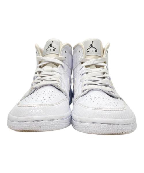 NIKE（ナイキ）NIKE (ナイキ) WMNS AIR JORDAN 1 MID ホワイト サイズ:23.5㎝の古着・服飾アイテム
